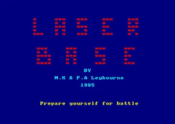 Laser Base (UK) (1986) [Computing With The Amstrad] screen shot title